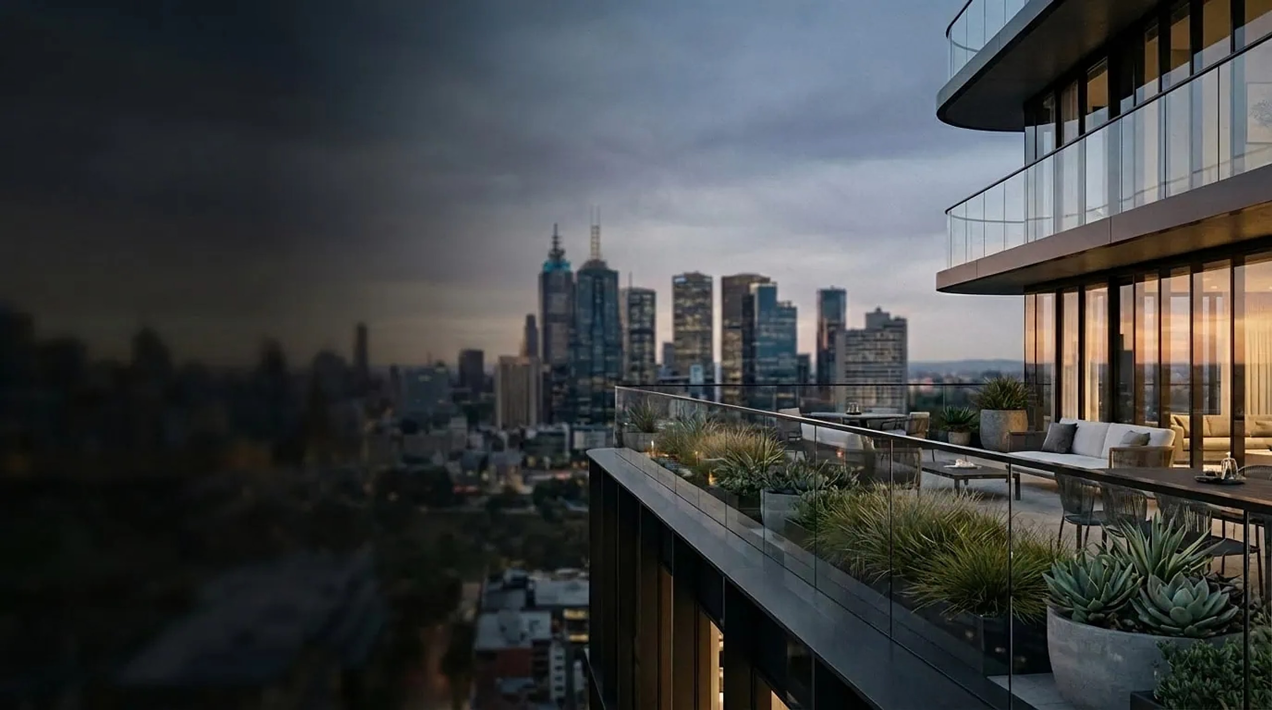Premium Melbourne townhouse development by SQM Architects